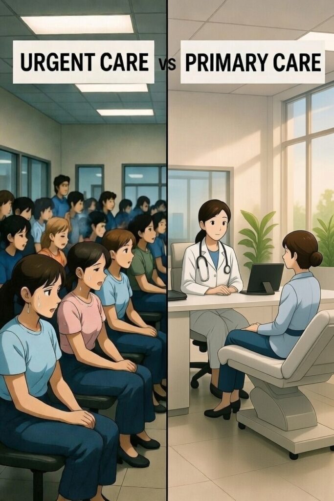 Urgent Care vs Primary Care: What’s the Difference?