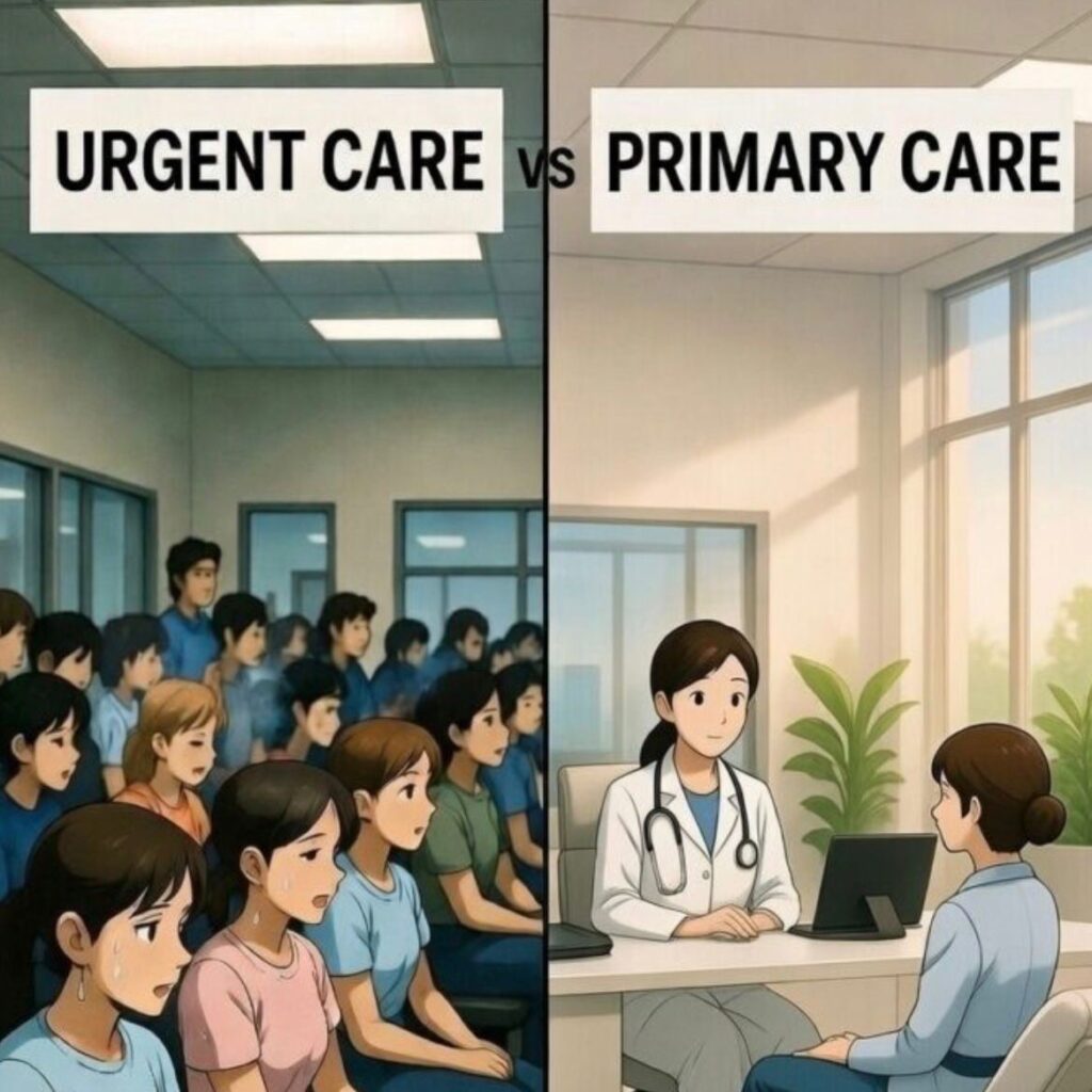 Urgent Care vs Primary Care: What’s the Difference?